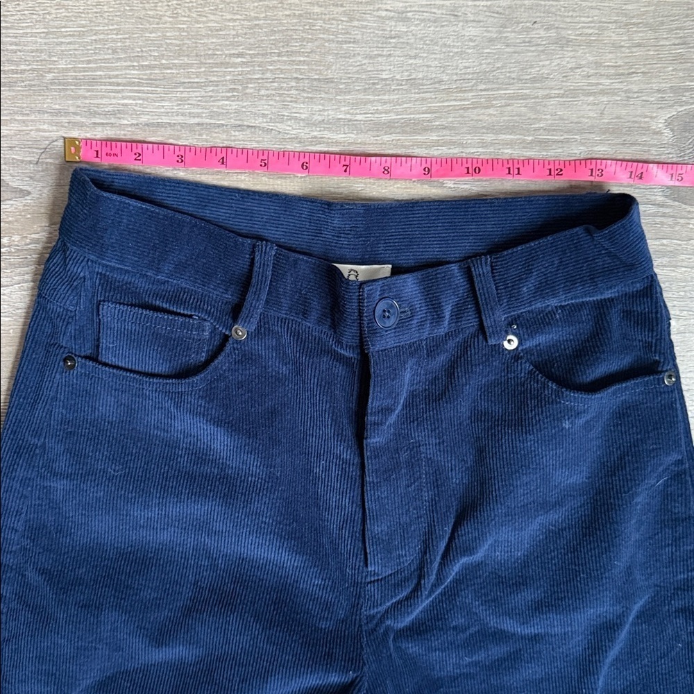 Sea New York Blue Carine Corduroy Wide Leg Jeans 6 - Picture 8 of 13